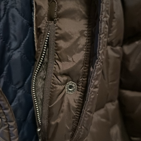 Abercrombie & Fitch Brown Hoodie Puffer Parka  Coat. M - Picture 6 of 7